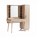 Coiffeuse en bois avec miroir dimensions 120 x 90 x 150 cm et rangement intégré