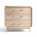 Commode en bois clair avec trois tiroirs dimensions 60 x 45 x 40cm